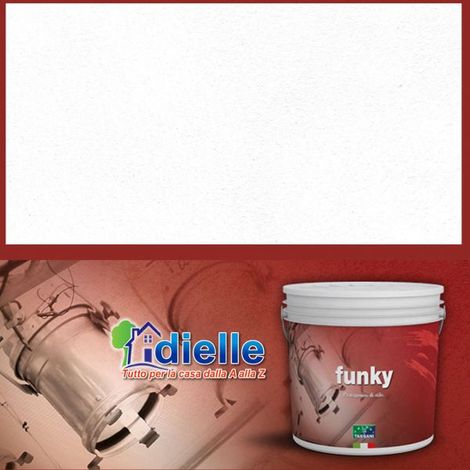 PITTURA DECORATIVA FUNKY TASSANI FINITURA AD ACQUA EFFETTO SABBIATO OPACO LT.1
