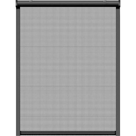 Moustiquaire Enroulable, Anthracite, 130 X 160 Cm