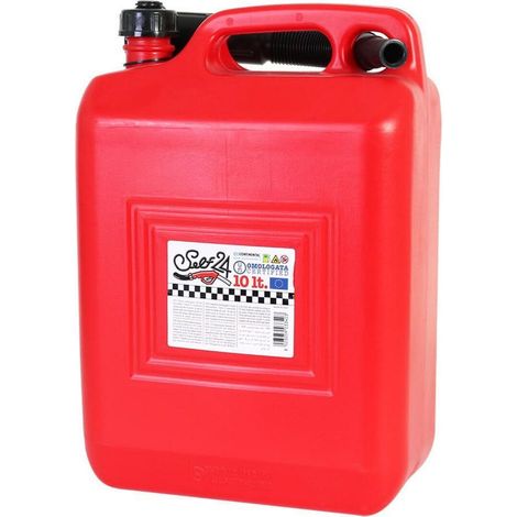 BIDON GASOLINA C/EMBUDO 5L PVC HOMOLOGADO (1/2)