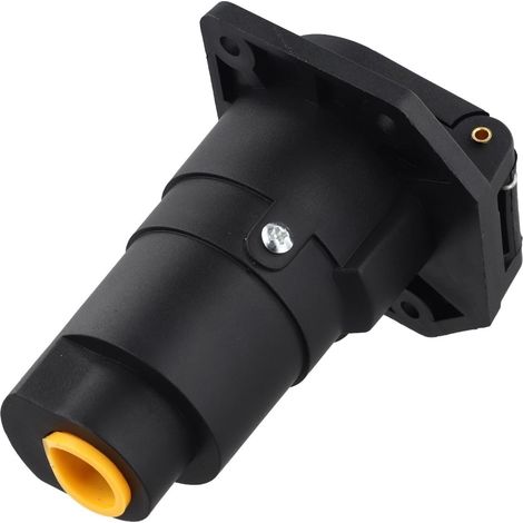 pour prise Attelage 7 Pins Couvercle Ressort Étanche pour Nylon renforcé, joint étanche, couvercle à ressort, installation camion, longue durée (1/5)