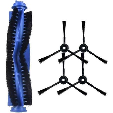 Pièces de rechange compatibles pour aspirateur robot RoboVac L35/L35 Hybrid : 4 brosses latérales + 1 brosse principale QVWHBYV (1/4)