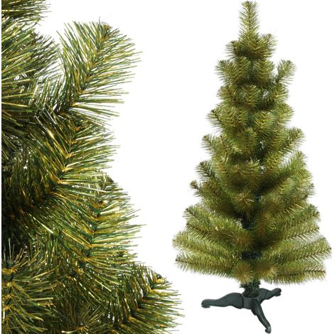 Künstlicher Weihnachtsbaum „Goliath“, grün-golden, 90 cm, polnische Produktion, höchste Qualität (1/5)