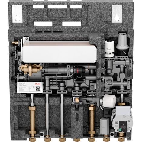 EvoFlat 4.0 Wohnungsstation M3 55kW, 19,8 l/min für Flächenheizung