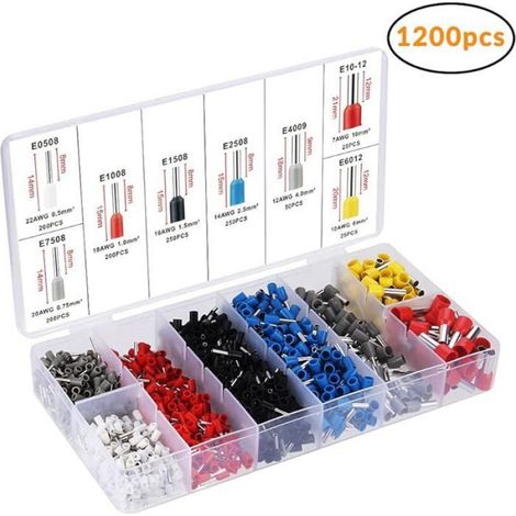 Pince À Sertir - 0 25 À 10 Mm2 - Pour Cosses Électriques - 1200 Pièces (1/5)