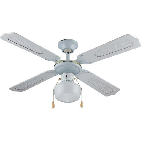 Vinco Ventilatore Soffitto + Lampade 4 Pale D.107cm 55W 70912