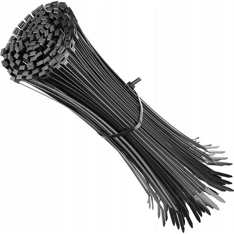 BRIDAS UV NEGRAS 3.6X200 100 piezas (1/3)