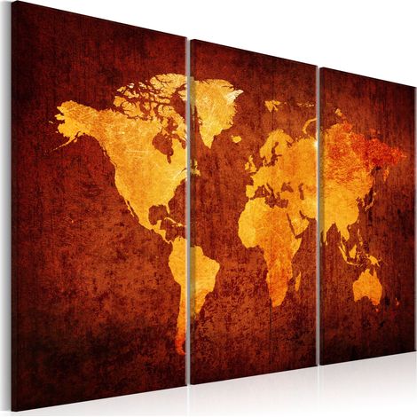 Quadro - World of Orange - 120x80 (1/4)