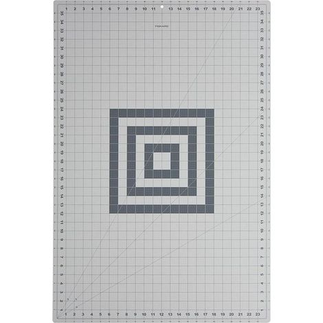 Fiskars – Tapis de découpe réversible 60 x 91 cm – Auto-cicatrisant – Quadrillage cm et pouces – Angles pré-tracés 30° 45° 60° (1/6)
