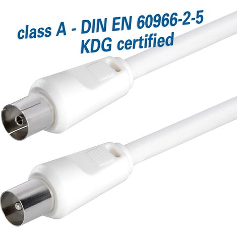 Collegamento cavo spina iec dritta - jack iec dritto, classe a+ secondo din 60966-2-5, 2,5 m (1/3)