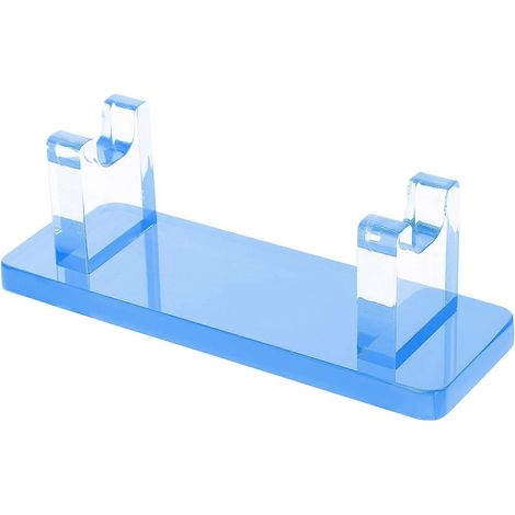 Porte-stylo en acrylique pour stylos à bille et stylos-plumes, support de rangement et présentoir.-10X4.4cm-Blue (1/3)