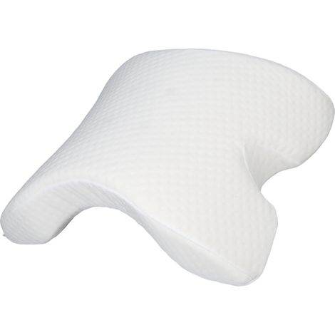 Coussin Mémoire de Forme Ergonomique pour Cou et Soutien Cervical, Doux et Lavable, Idéal pour Salon de Beauté et Repos, Oreiller de Calin Hypoallergénique (1/5)