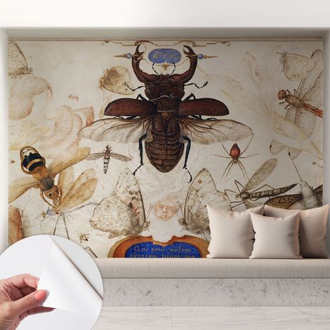 Papier peint autocollant Mural avec colle pour salon et chambre Décoration murale rapide Harmonie naturelle 208x146 cm (1/5)