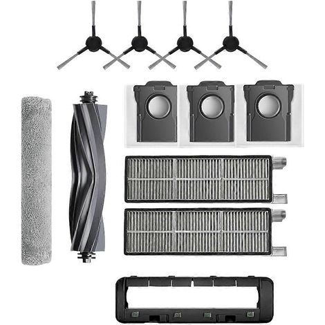 Lot de 12 pièces pour aspirateur Dreame Mova G30/G30 Pro/G30 Ultra : brosse, filtre HEPA, sac à poussière et chiffon de nettoyage. (1/5)