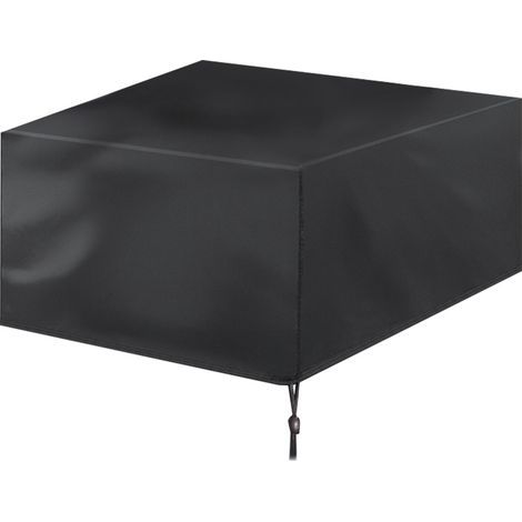 Dustproof cover for garden table and chairs made of waterproof Oxford fabric (123 x 123 x 74 cm) (1/5)