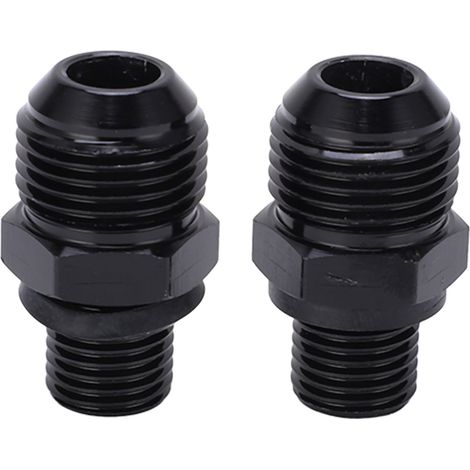 1 paio di adattatori per radiatore olio trasmissione in lega di alluminio 8ANx1/4NPS, ricambio per GM Turbo 350 400 4L60E 200R Short.