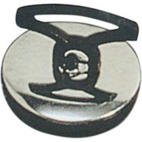 5 x PL TAPPO P/SANITARI C/PLACCA MANIGLIA D 52 MM 
