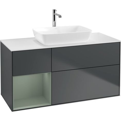 Villeroy & Boch F821GMHG Meuble sous-lavabo Finion F82 (1/2)