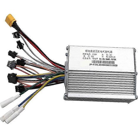 Contrôleur JP 60V 25A compatible avec les moteurs sans balais (sans capteurs à effet Hall). Accessoires compatibles pour trottinettes électriques JP. WHBYV (1/4)