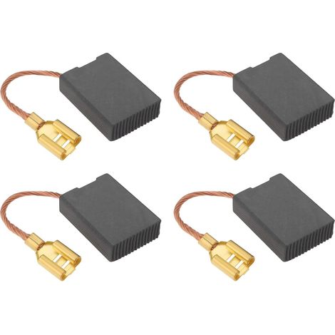 Satz mit 4 Kohlebürsten für Winkelschleifer (22 x 16 x 6,3 mm), kompatibel mit Performance Power PAG2200 (230 mm, 2200 W).