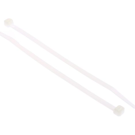 Serre-câble RS PRO Naturel en Nylon 66, 160mm x 4,8 mm ( Prix pour Sachet de 100 ) (1/2)