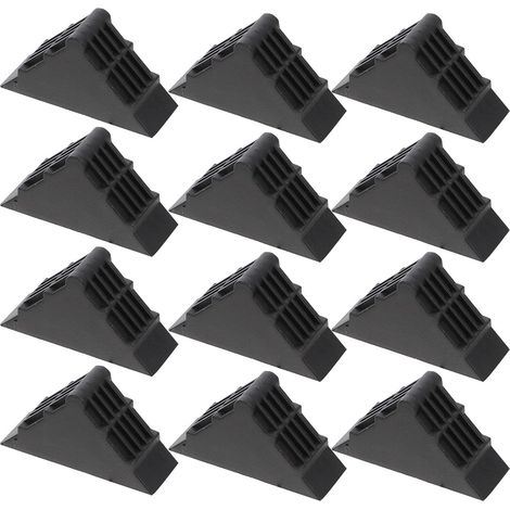 Protège-coins de transport - 50x50x20 mm - plastique - noir (1/5)