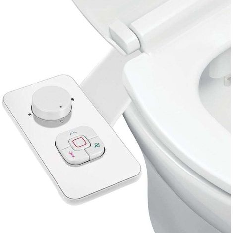 Japanese Style Built-in Bidet Toilet Bidet, Adjustable Water Pressure, Retractable Self-Cleaning Double Nozzles MUMU (1/4)