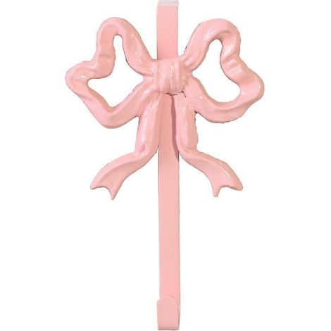 Patère à nœud porte sans perçage métal pour chapeaux peignoirs serviettes sacs clés chambre placard armoire rose (1/5)