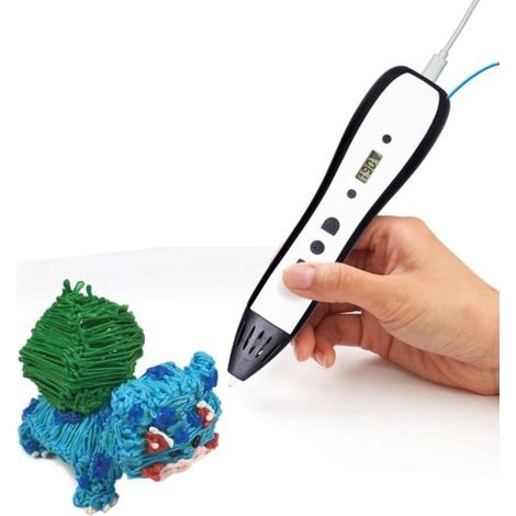 Stylo 3D Avec écran LCD - Température Et Vitesse Réglables - Pour PLA 1.75mm - Loisirs Créatifs Enfants Et Débutants - Kit Complet (1/5)
