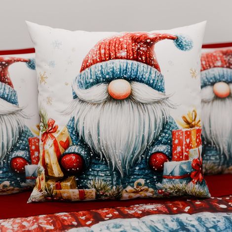 Paire de Housses de Coussin en Microfibre 80x80 cm, Coussins de décoration de Noël pour Chambre, canapé, Salon, Lot de 2 Housses de Coussin, taie d'oreiller de Noël 14 (1/3)