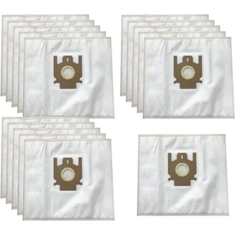 Sac filtrant à poussière compatible avec Hoover TYPE H60 H30 H52 ENIGMA TE7 TE70 TEN2400 ARIANNE TELIOS T2100 T2599 T2615 T2621 T2740 T2760(10pcs) (1/4)