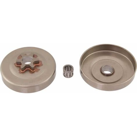 Pignon étoile 3/8 Lp - 6 Dents Adaptable Pour Tronçonneuse Dolmar Modèles Ps33, 39, 100, 102, Ps400, 330, 340, 341, 342, 344, 40