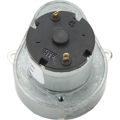 Gleichstrom-Getriebemotor mit Aluminiumgehäuse, Messingspule, hoher Leitfähigkeit, Schneckengetriebe, 12 V DC, 50 U/min (1/5)