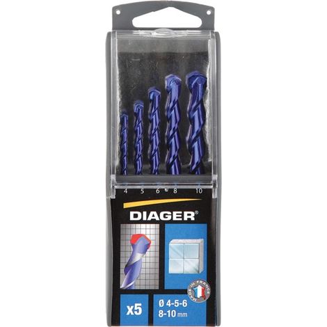 BROCA CERAMICA JGO 5 PZ