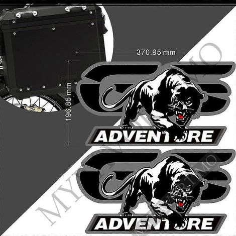 Autocollants pour BMW R1200GS, F850GS, F800GS, R1250GS, F750GS, G310GS, R1150GS, GSA, HP, valises de coffre, bagages, valises en aluminium, Adventure - GS Stickers10 (1/5)