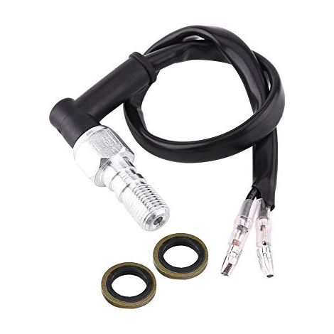 Interruptor de manguera de freno hidráulico para motocicleta, interruptor de luz de freno, interruptor de freno hidráulico universal para luz trasera de ATV (M10x1) (1/4)