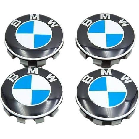 Satz mit 4 BMW Radnabenkappen/Emblemen – Automobil 68 mm (1/5)