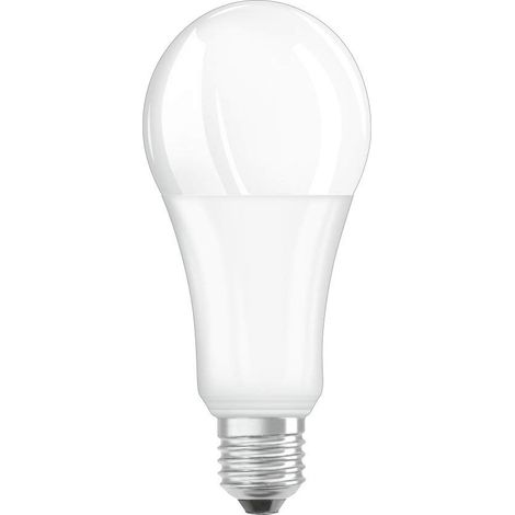 OSRAM - Lampadina LED dimmerabile con attacco E27, bianco caldo (2700 K), forma classica, 20 W, ricambio per lampadina da 150 W, LED opaco SUPERSTAR CLASSIC A (1/6)