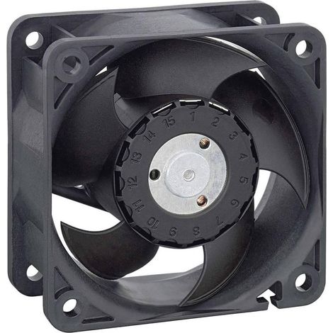 ebm-papst 622 HH ventilador axial negro 60x60x25 mm