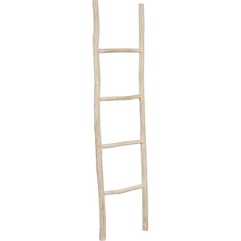 Porte-serviettes échelle bois moderne salle de bain sol mur à mur décoratif échelle porte-serviettes porte-objet bibliothèque