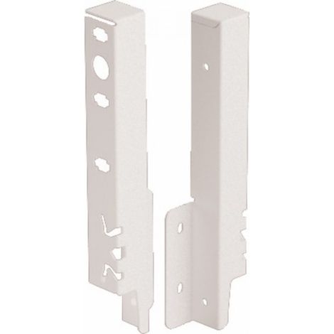 Set raccord HETTICH ArciTech pour paroi arrière blanc - 186 mm - 9149281