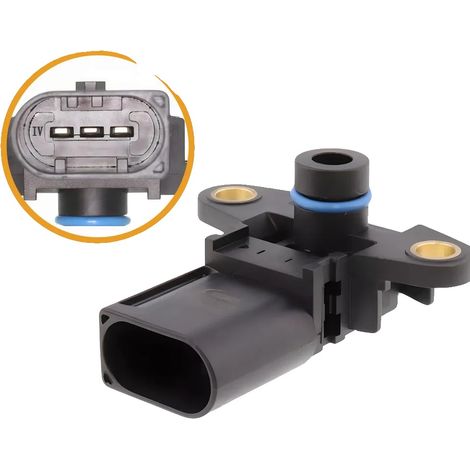 Abgasdrucksensor, Kunststoffmaterial, Standardgröße, kompatibel mit Luxus-Kompaktwagen E81 E82 E87 E88 E46 E90 E91 E92 E93 E60 E61, misst den (1/5)