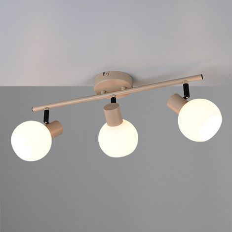 Reality Deckenstrahler Boba 3-flammig warm beige E14 Deckenlampen