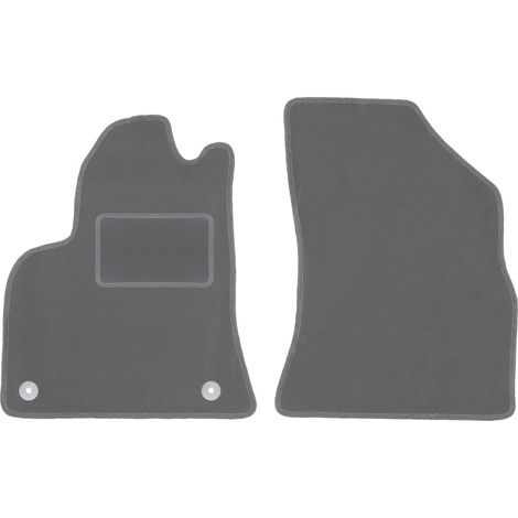 Alfombrillas delanteras para Peugeot 5008 I crossover (2009-2017) color grafito. (1/5)