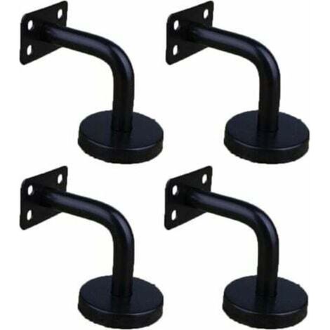 4 Pièces Acier Inoxydable Supports de Main Courante pour Fixation Murale Supports de Rail d'escalier pour Rampe Escalier Support Mural de Garde-Corps (1/3)