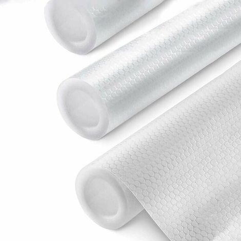 Tapis Antidérapant EVA Transparent - Résistant À L'Eau - Lavable - Pour Tiroirs Armoires Réfrigérateurs Étagères - 45 x 150 cm (1/5)