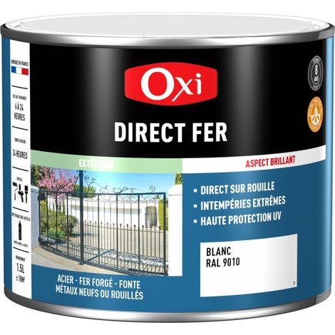 Peinture Oxi Direct Fer 1.5 Litre Vert Feuillage - Oxi (1/3)