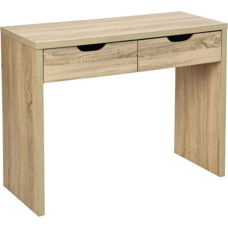 Console 2 Tiroirs "Bivoak" 100cm Beige (1/3)