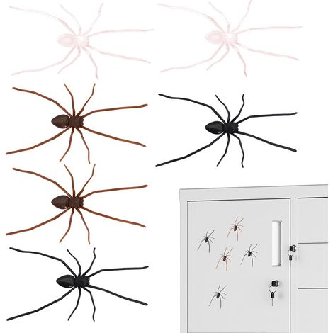 Aimants de réfrigérateur araignée, lot de 6, réalistes et effrayants (1/5)