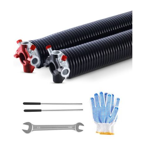 Ressorts de torsion pour porte de garage - 1 paire - Φ6 - 35xΦ50 (1/5)