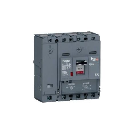 Disj.h3+P160 TM 4x160A 25kA - APPAREILLAGE DE TETE HAGER HHS161DC (1/3)